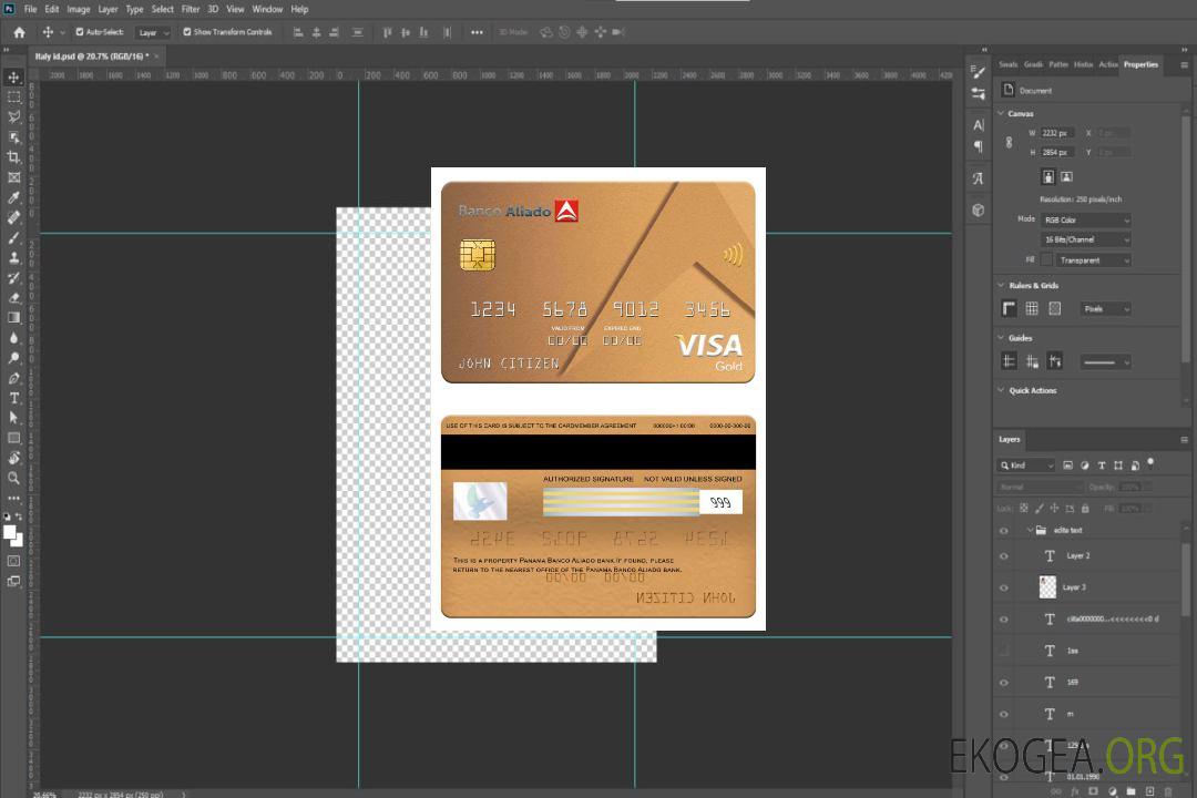 Carte visa or bancaire Panama Banco Aliado template Carte visa or bancaire Panama Banco Aliado template